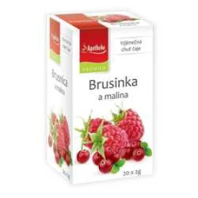 Apotheke Premier Brusinka a malina 20x2 g