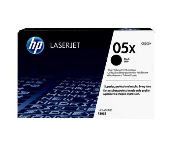 HP 05X Black LJ Toner Cart, CE505X (6,500 pages) EDF_691680