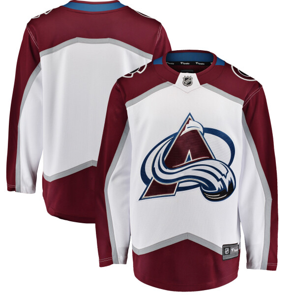Fanatics Pánský dres Colorado Avalanche NHL Breakaway Away Jersey Velikost: M