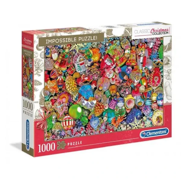 Clementoni PUZZLE Impossible: Třpytivé Vánoce
