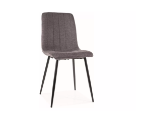 Jídelní židle Alan Brego-černé nohy/Tm. šedá 18