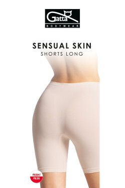 Dámské kalhotky s dlouhými nohavičkami Gatta 41675 Sensual Skin Shorts Long M-2XL světlý nahý XXL