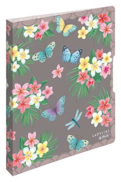 Pořadač A4 2,5cm Ladylike - Motýlci