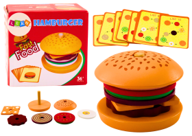 Mamido Dřevěný skládací hamburger s recepty
