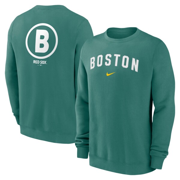 Nike Pánská mikina Boston Red Sox MLB City Connect 2-Hit Club Crew Velikost: S