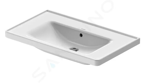 DURAVIT - D-Neo Umyvadlo 800x480 mm, bez otvoru pro baterii, bílá 2367800060