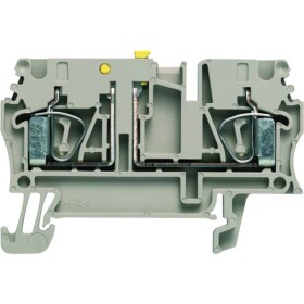 Weidmüller 1831280000 zkušební oddělovací řadová svorka pružinová svorka Tmavě béžová 100 ks