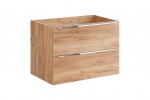 COMAD - Skříňka pod umyvadlo 80cm 2 zásuvky DUB CAPRI 5907611647820