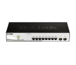 D-Link DGS-1210-10 10-Port Gigabit Smart+ Switch, 8x GbE, 2x SFP, fanless EDF_385513