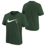 Nike Dětské tričko Milwaukee Bucks NBA Swoosh Logo T-Shirt Zelená (YOUTH)