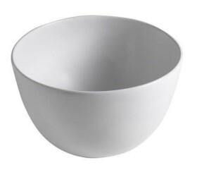 SAPHO - DOME keramické umyvadlo na desku vysoké, Ø 45,5cm, bílá WH030