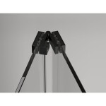 MEXEN/S - Exo sprchový kout skládací dveře 95 x 85, transparent, černá 816-095-085-70-00