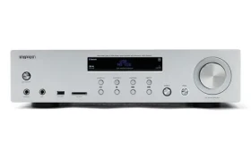 Aiwa AMU-120BTSL stříbrná / AV receiver / 2.0 / 120W / USB / BT (AMU-120BTSL)
