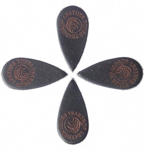 Timber Tones Leather Tones Teardrop Brown Leather 4-Pack