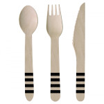 Příbor fotbal dřevěný 24 ks Příbor fotbal dřevěný 24 ks