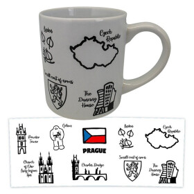 Hrnek TOP PRAHA bílý 250 ml