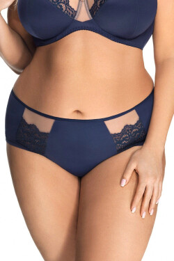 Dámské kalhotky 442 Luisse blue - GORSENIA tmavě modrá 3XL