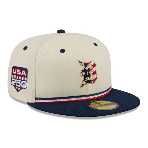 New Era Pánská kšiltovka Detroit Tigers MLB 2026 4th of July USA 250 59FIFTY Fitted Velikost: 7 1/2