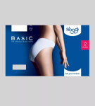 Dámské kalhotky Sloggi Basic+ Tai 2P bílé WHITE 42
