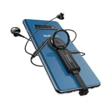 USAMS SJ359 Type C 3.5mm + Type C a Držáku Na Prst černá (6958444970608)