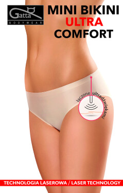 Dámské kalhotky Gatta 41590 Mini Bikini Ultra Comfort černá/černá S