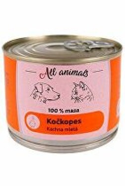 All Animals kočkopes Kachna mletá 200g