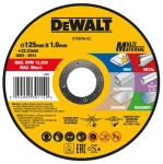 DeWALT DT20595 / Řezný kotouč na nerezovou ocel / Průměr 125 x 22.23 mm / Šířka 1.0 mm (DT20595)