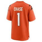 Nike Pánský dres Cincinnati Bengals NFL Ja'Marr Chase #1 Game Velikost: 3XL