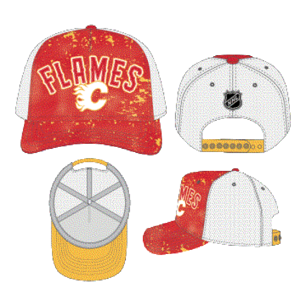 Outerstuff Dětská kšiltovka Calgary Flames NHL Top Player Snapback