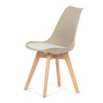 Židle jídelní, cappuccino plast, CT-X7055 CAP