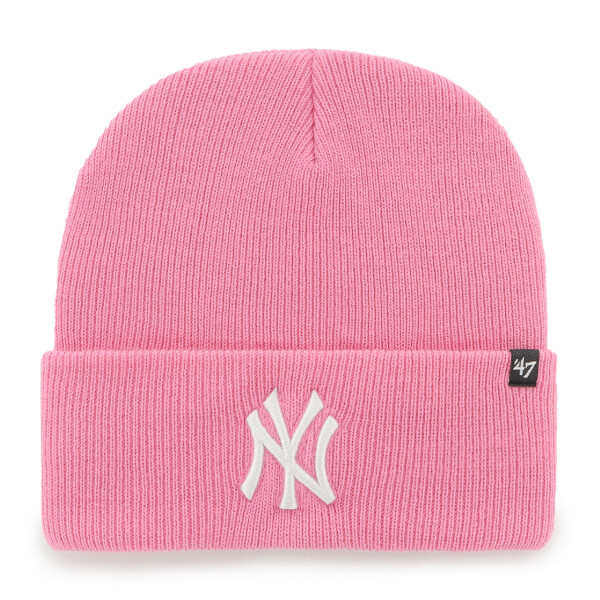 47 Brand Dětská zimní čepice New York Yankees MLB Haymaker '47 CUFF KNIT Rose