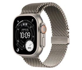 Apple Watch Ultra 3 GPS + Cellular 49mm Natural Titanium Case with Natural Titanium Milanese Loop - Large EDF_1218973