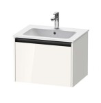 DURAVIT - Ketho.2 Umyvadlová skříňka 44x61x48 cm, 1 zásuvka, lesklá bílá K25062022220000