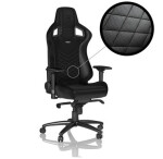 Noblechairs EPIC černá / Herní židle / PU kůže / nastavitelná / pojezdová kolečka / nosnost 120 kg (NBL-PU-BLA-002)