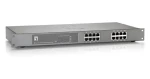 LevelOne FEP-1612 / Switch / 16x FE PoE+ / 480 W PoE / 19" kov (FEP-1612W150)