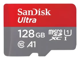 SanDisk Ultra microSDXC 128GB + adaptér / Paměťová karta / Class 10 / UHS-I (SDSQUAB-128G-GN6MT)