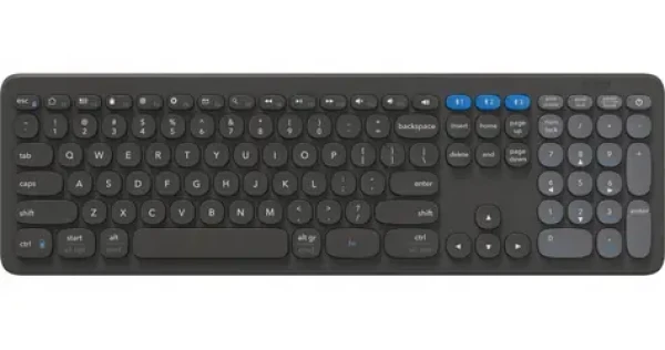 ZAGG Bezdrátová univerzální klávesnice černá / Klávesnice / Qi nabíjení / 108 kláves / EN layout (103211030)