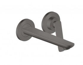 AXOR - Citterio C Umyvadlová baterie pod omítku, s výpustí, 2-otvorová instalace, EcoSmart, kartáčovaný černý chrom 49110340