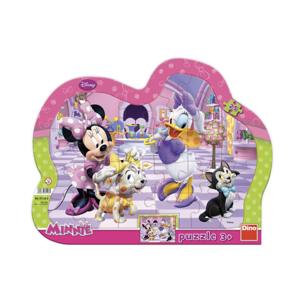 Minnie & Mazlíčci - tvarované puzzle 25 - Dino