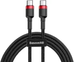 Baseus CATKLF-G91 Cafule Series černá / kabel USB-C / PD2.0 60W / Flash / 1m (CATKLF-G91)