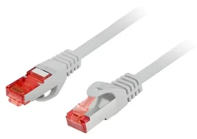 Lanberg CAT6 S-FTP šedá / Patch kabel / 2 m / AWG 26/7 / LSZH / Měď (PCF6-10CU-0200-S)