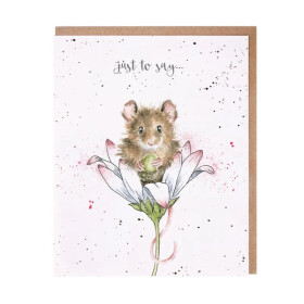 Přání Wrendale Designs Wishes Just For You - Myška