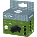 SENCOR SPS 15 Univerzální napájecí zdroj 1500 mA / 7 koncovek (8590669135769)