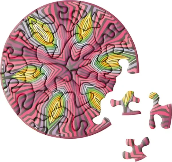 CURIOSI Kulaté puzzle Picoli: Hippie