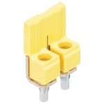 Weidmüller Z-series, Accessories, Cross-connector, For the terminals, No. of poles: 2 ZQV 2.5/2 1608860000-60 žlutá 60 ks