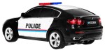Mamido Policejní autíčko na dálkové ovládání R/C BMW X6 1:24