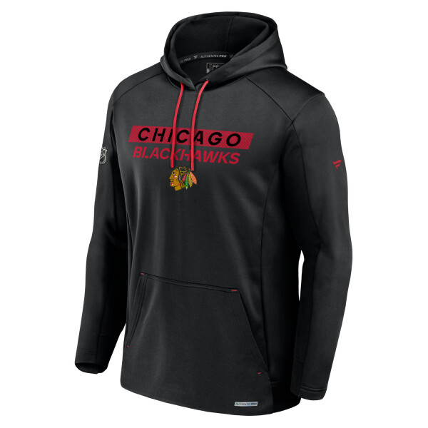 Fanatics Pánská Mikina Chicago Blackhawks AP Rink Poly Fleece Pullover Hood Velikost: