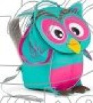 Batůžek pro nejmenší Affenzahn Olivia Owl small - turquoise