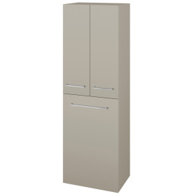 Dřevojas - Vysoká skříň s košem na prádlo DOS SVD3K 50 - M05 Béžová mat / Úchytka T04 / M05 Béžová mat 209667E