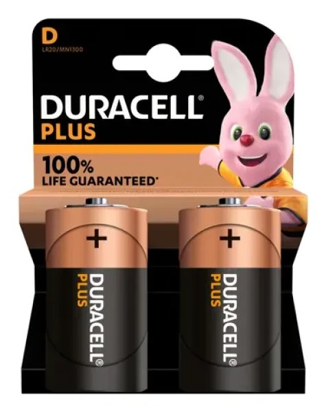 Duracell Plus C (LR14) / Baterie / 1,5 V / alkalická / 2 ks (141827)